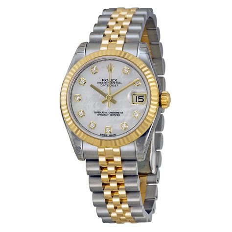 rolex mother of pearl ladies watch|Rolex datejust mother of pearl.